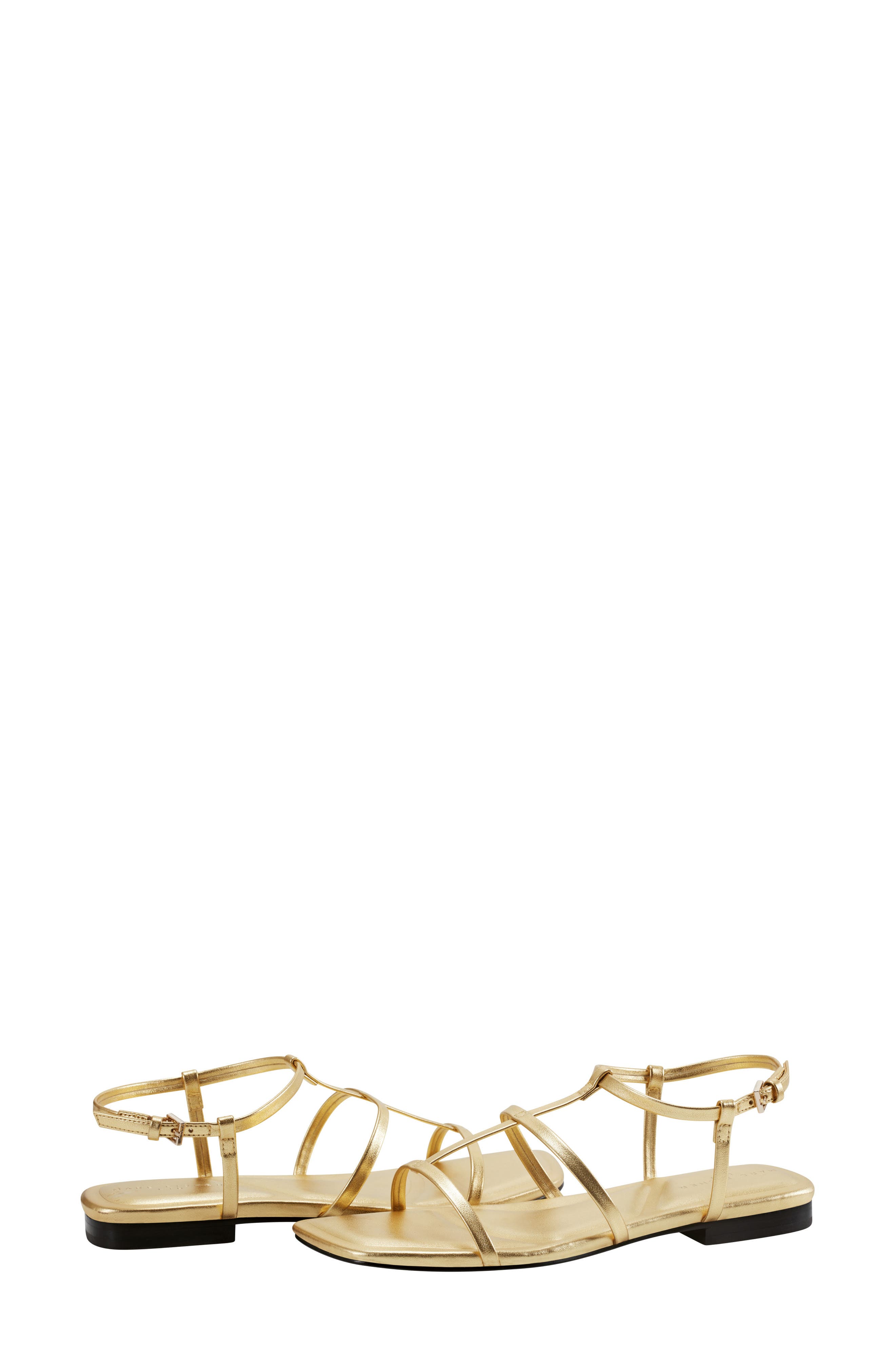 Marc Fisher LTD Marris Sandal, Alternate, color, Metallic Gold