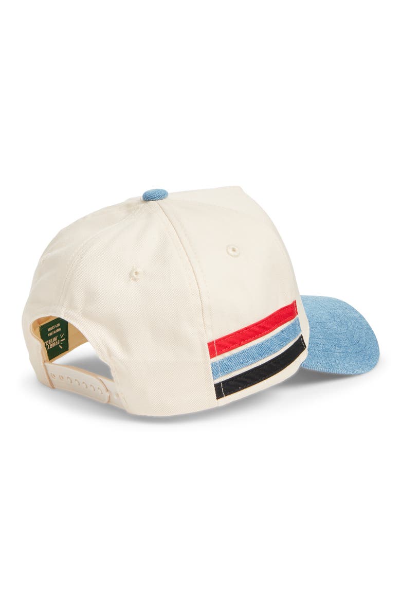 Good Over Easy Snapback Baseball Cap, Alternate, color, DENIM