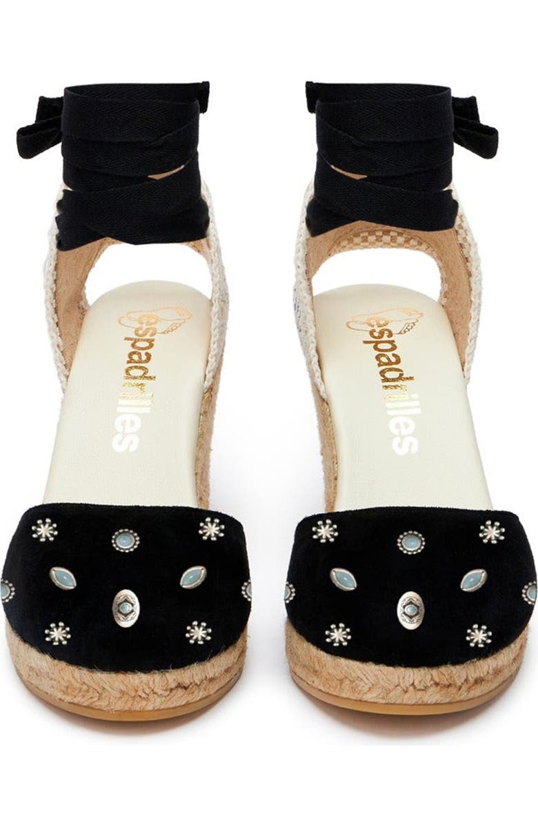 Fortela Wedge Espadrilles, Main, color, Black