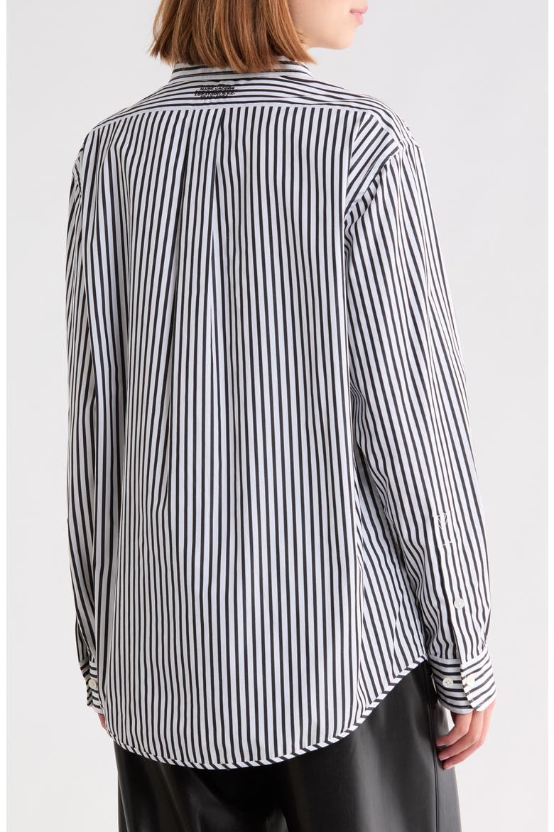 The Striped Shirt, Alternate, color, BLACK/WHITE