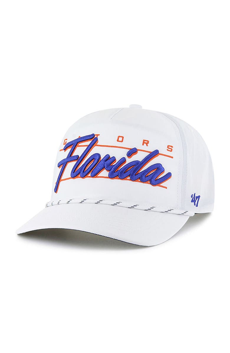 '47 Men's '47 White Florida Gators Condor Hitch brrr° Adjustable Hat, Main, color, 