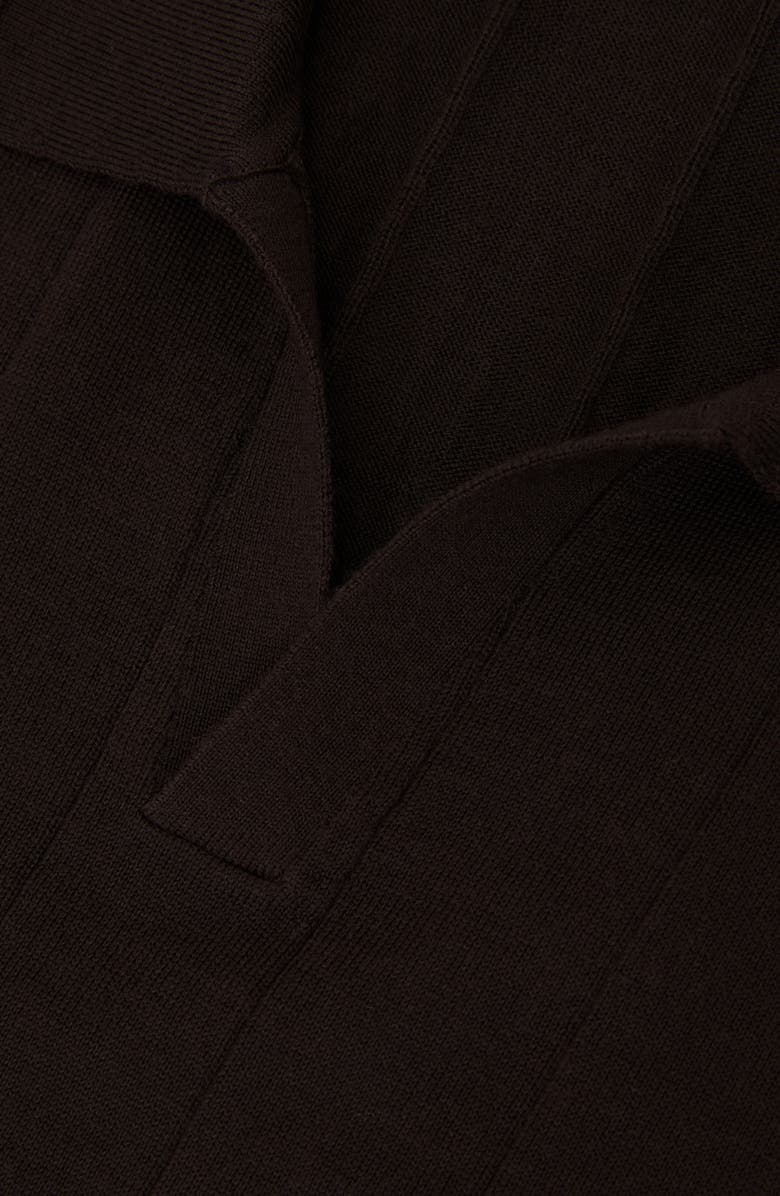 Reiss Chelmsford Polo, Alternate, color, Chocolate Brown