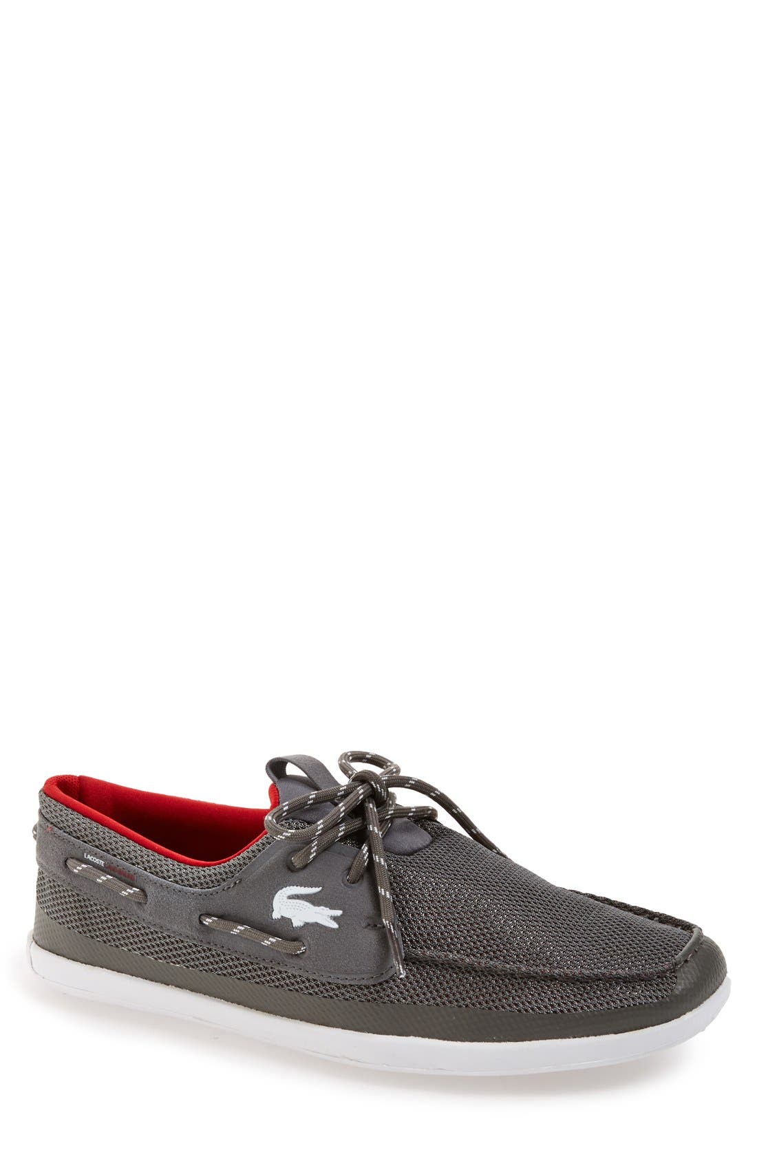 Lacoste 'Landsailing' Boat Shoe, Main, color, 