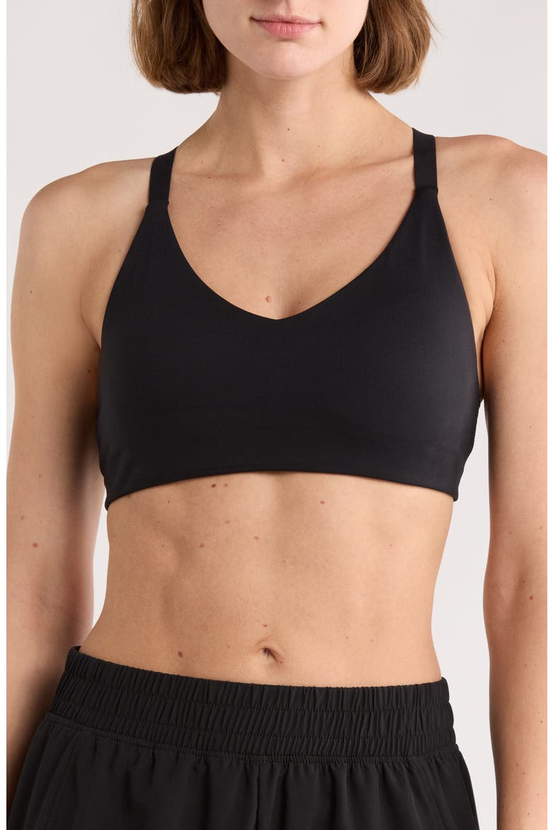 Allie Sports Bra, Main, color, BLACK