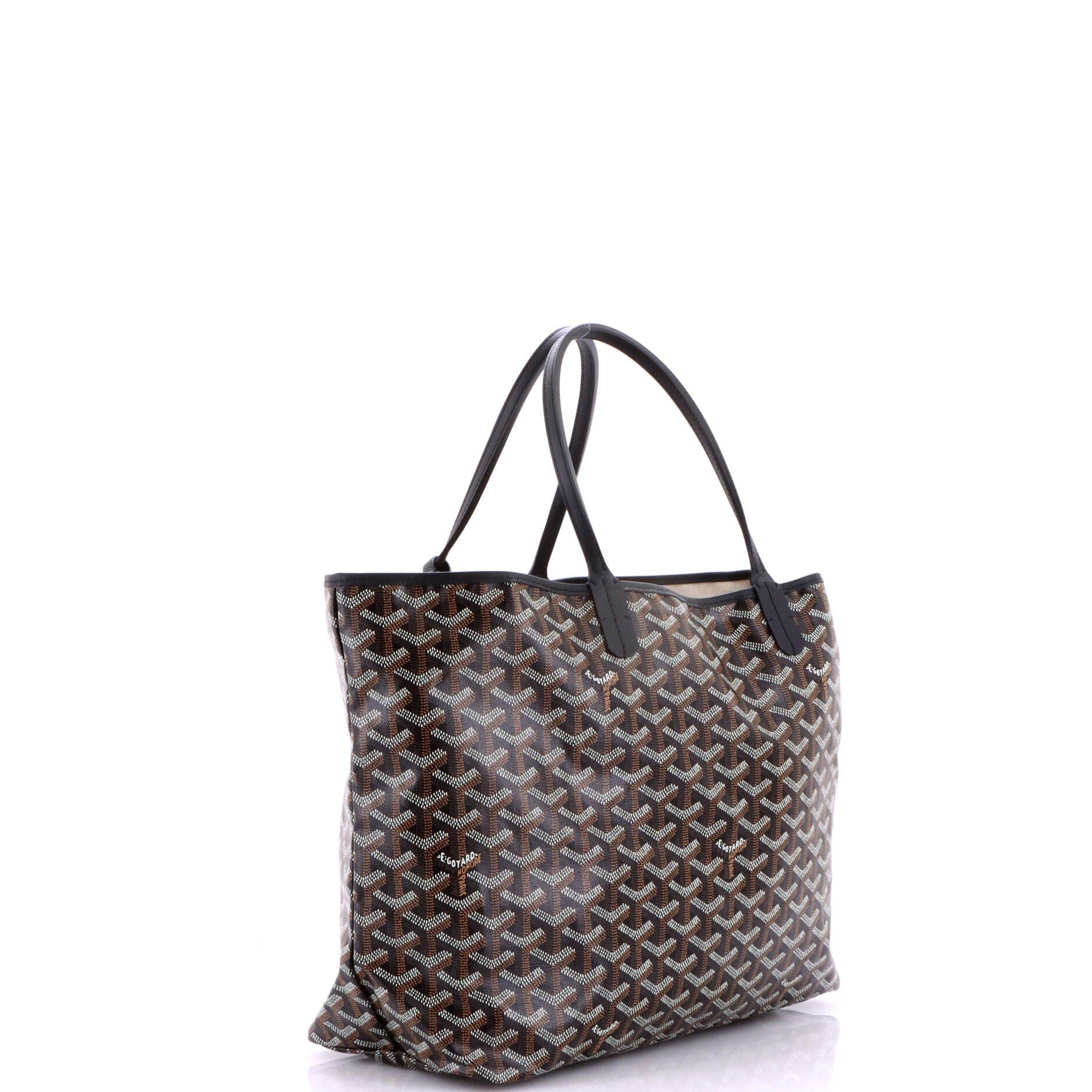 Pre-Owned Goyard Saint Louis Tote Coated Canvas PM, Alternate, color, Black