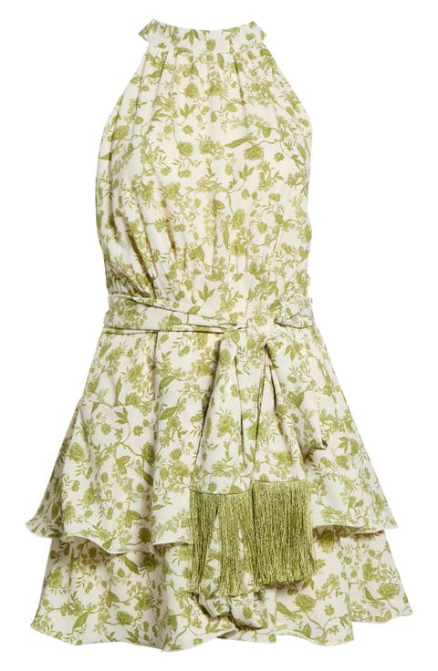 Mariena Floral Ruffle Minidress