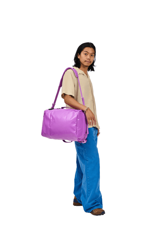 Baboon To The Moon Go-bag Duffle Mini 32l In Purple