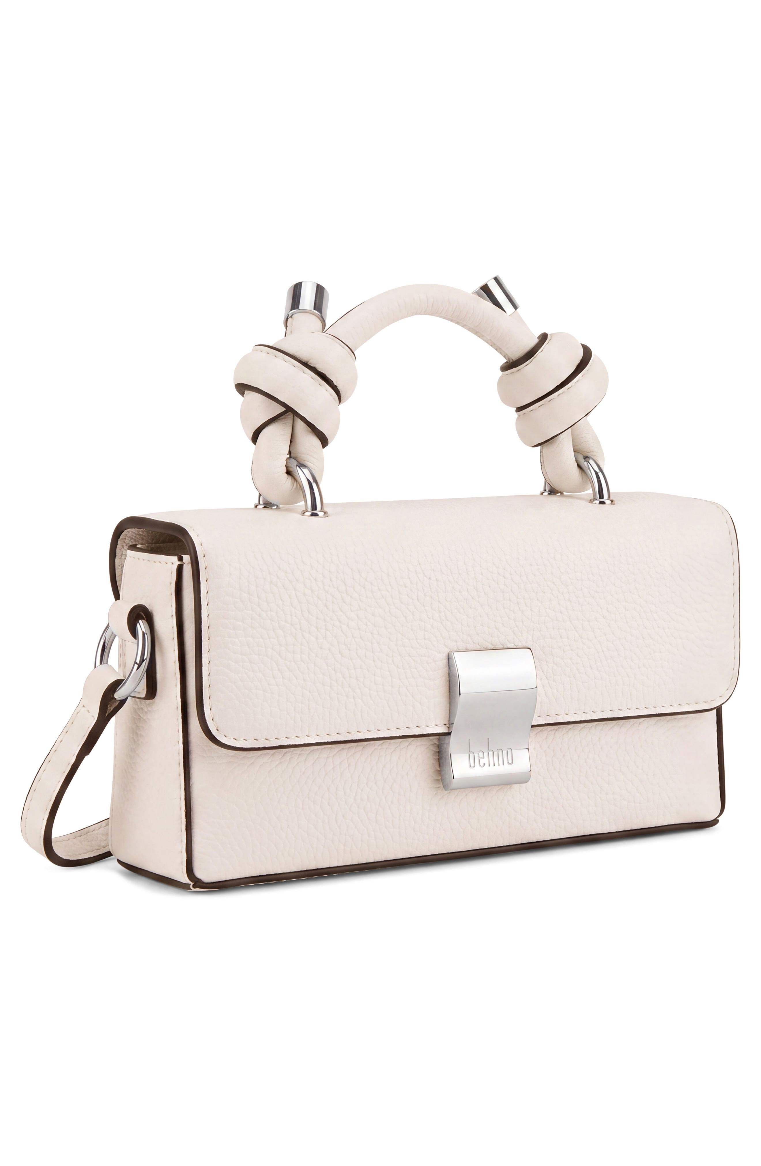 Mary Micro Pebbled Leather Crossbody Bag, Alternate, color, PUMICE