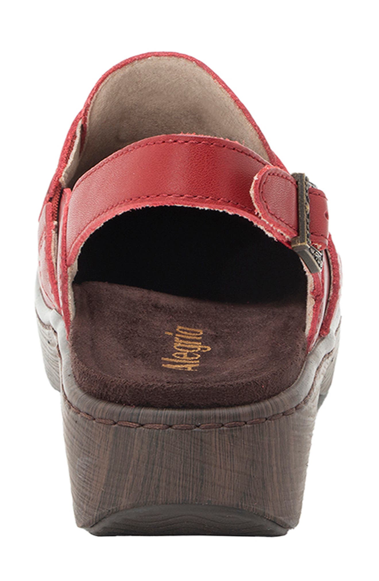 Olanna Slingback Clog, Alternate, color, 6691 CRIMSON