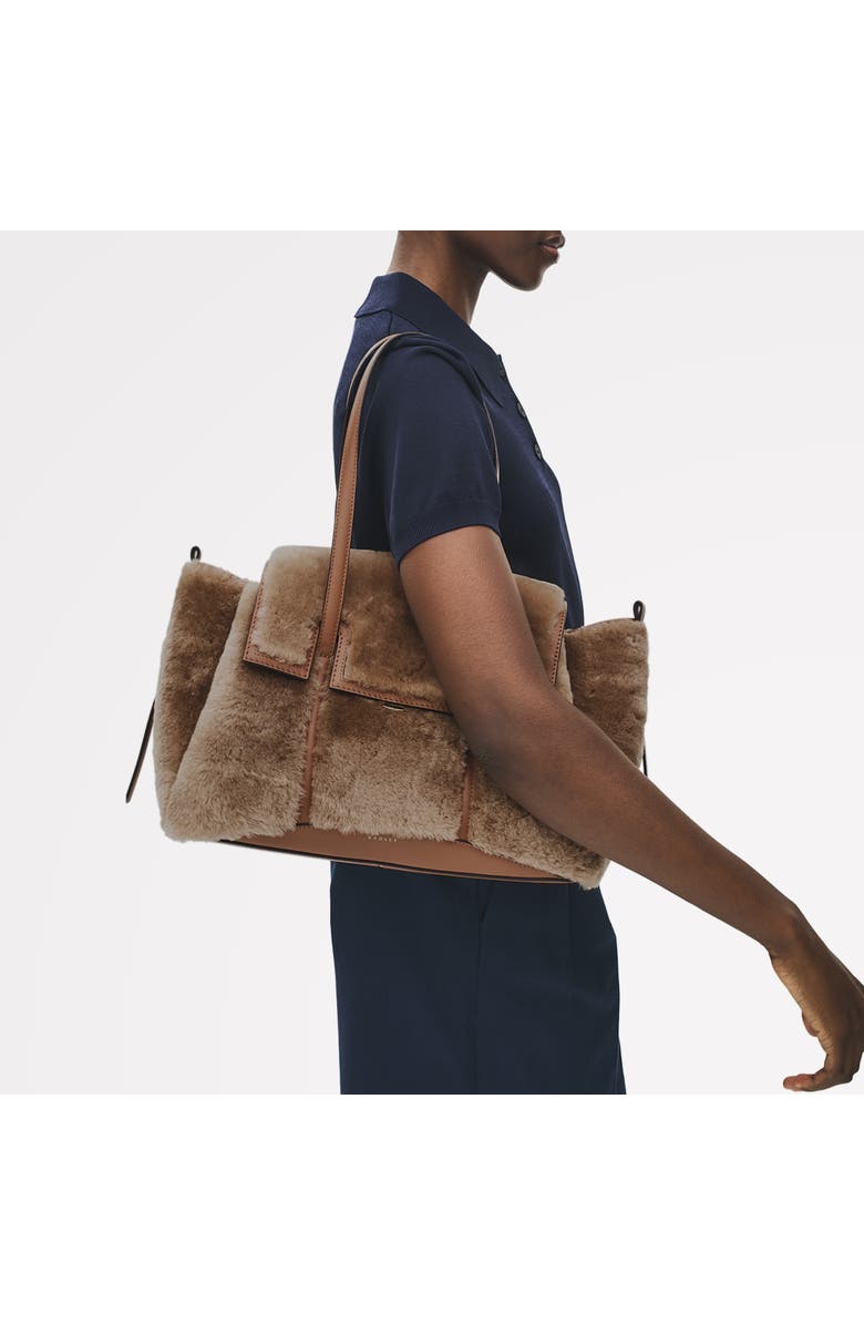 Radley The Chancery - Shearling Medium Flapover Shoulder Bag, Alternate, color,