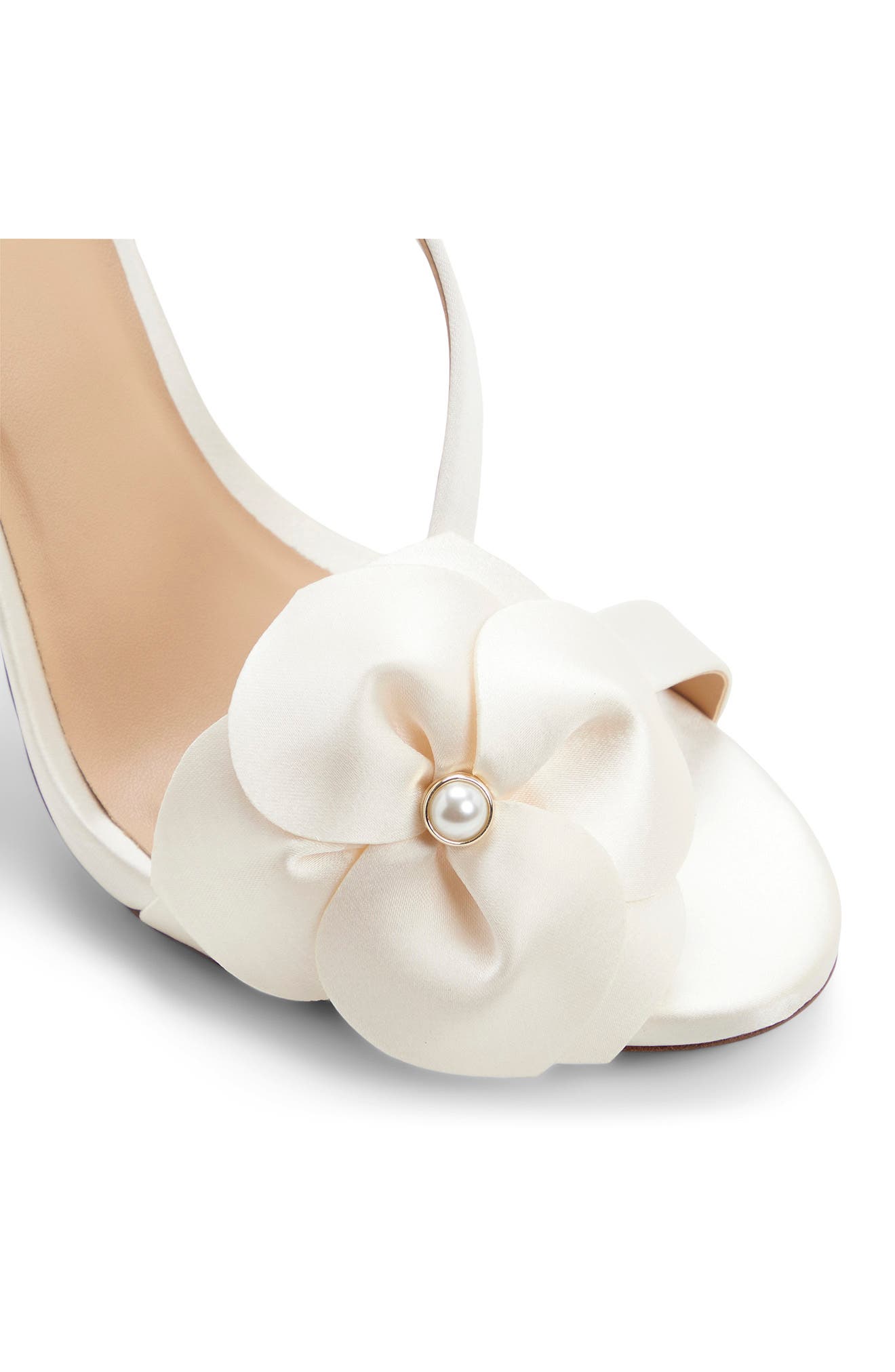 Ted Baker London Violet Floral Slingback Sandal, Alternate, color, White/Bone