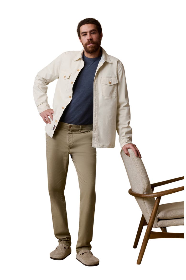 Lakeside Stretch Organic Cotton CPO Jacket, Alternate, color, SEA SALT