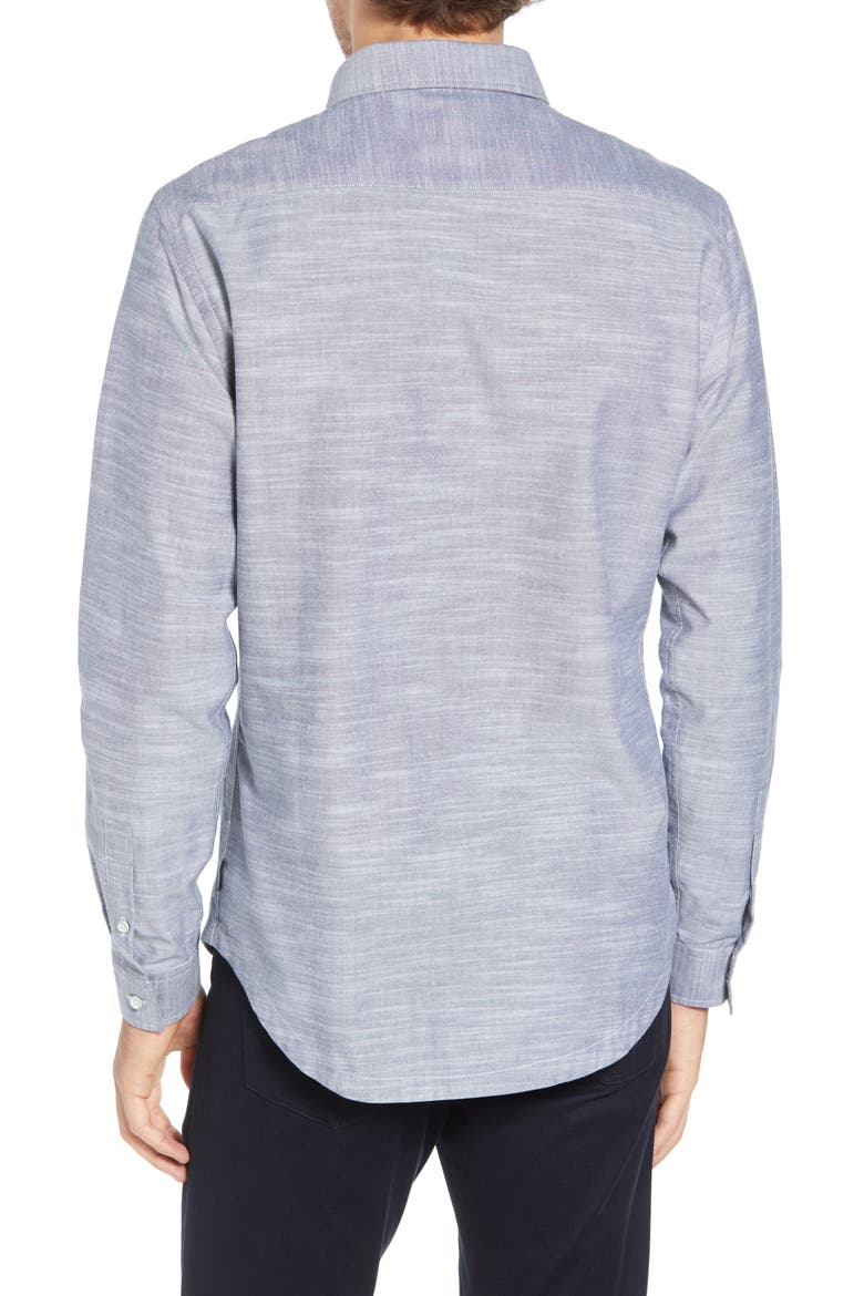 Rugger Regular Fit Sport Shirt, Alternate, color, SLATE