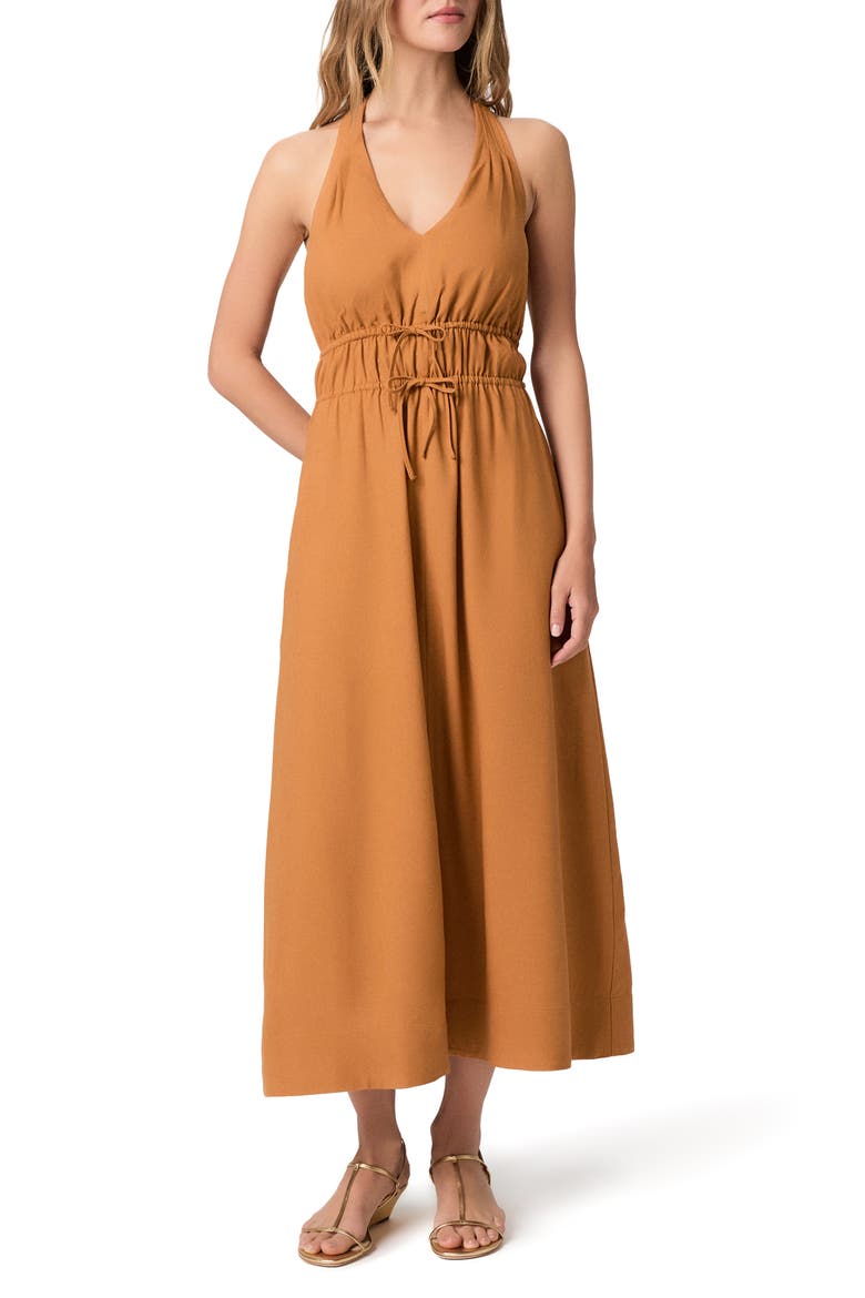 Alysha Halter Midi Dress, Alternate, color, MONARCH