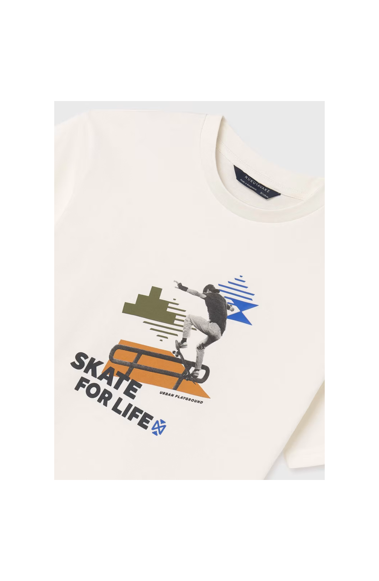 Mayoral Set of 2 Contrasting T-Shirts, Alternate, color, Orange