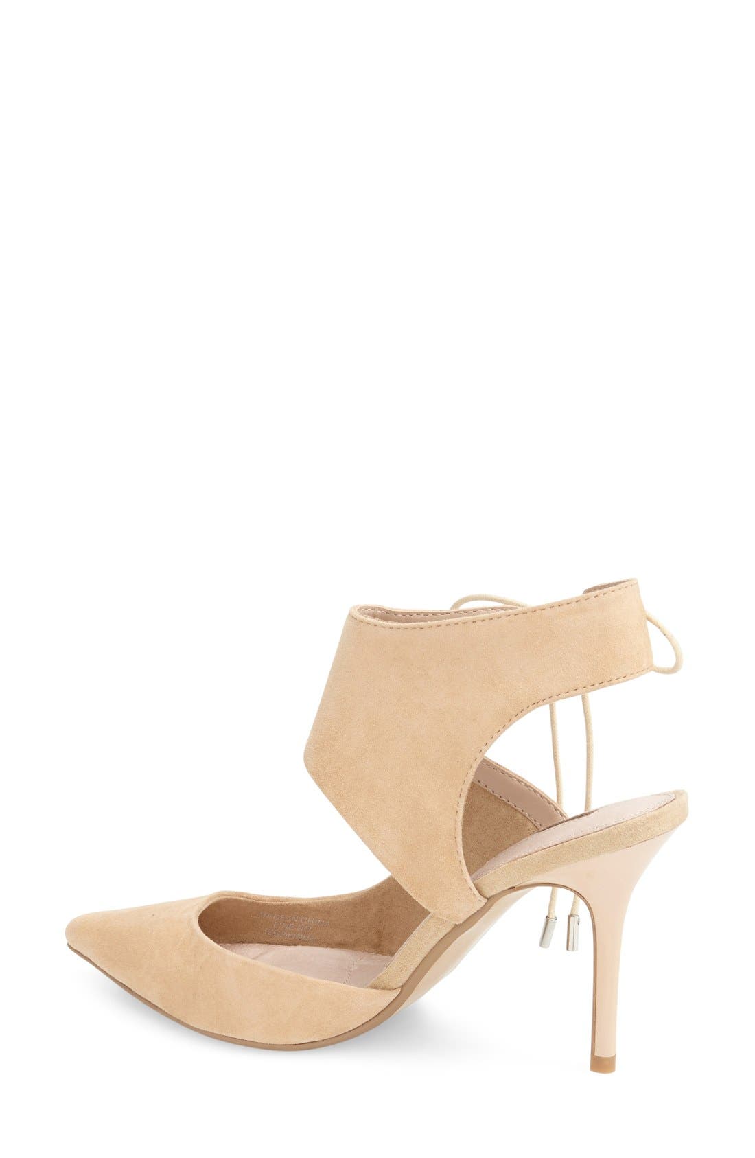 'Gallery' Pointy Toe Pump, Alternate, color, NUDE