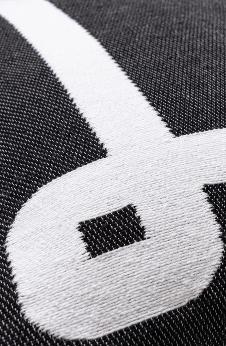 Brooks Brothers Geometric Border Decorative Pillow, Alternate, color, Black