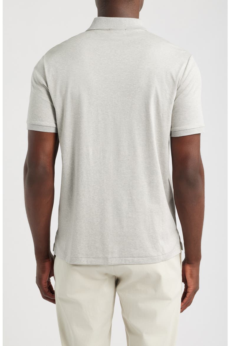 Classic Fit Cotton Polo, Alternate, color, SPRING HEATHER