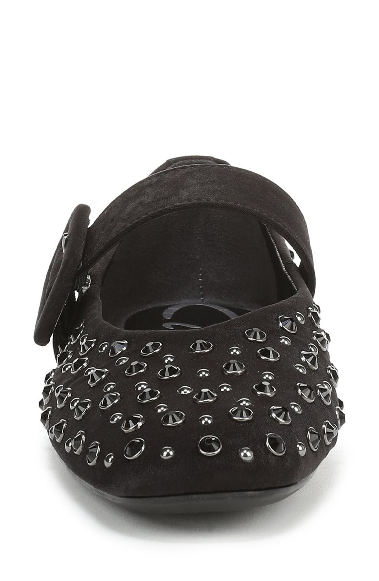 Circus NY by Sam Edelman Blaire Studded Mary Jane Flat, Alternate, color, Black