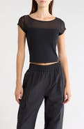 MPG Mesh Boat Neck Performance Tee