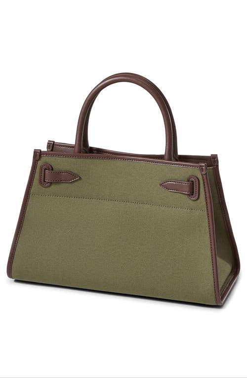 Veronica Beard Dash Cargo Top Handle Bag In Green