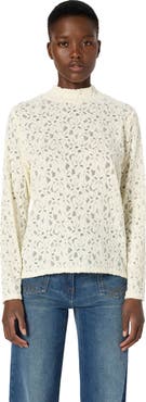 GERARD DAREL Harmonie Lace Knitted Top