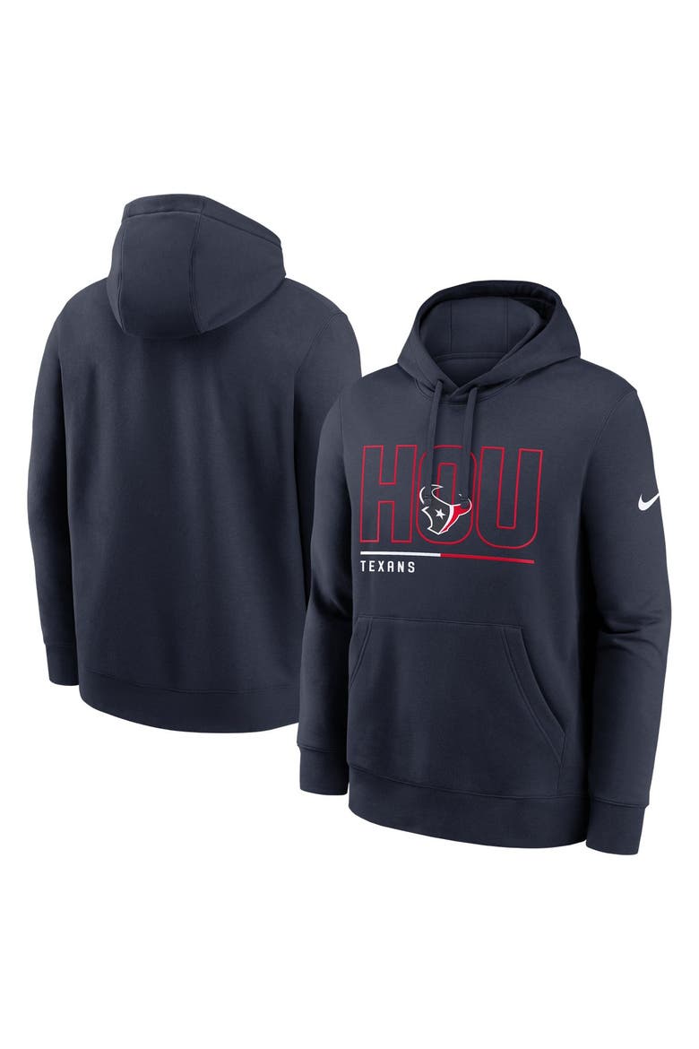 Men's Nike Navy Houston Texans City Code Hoodie, Main, color, Navy