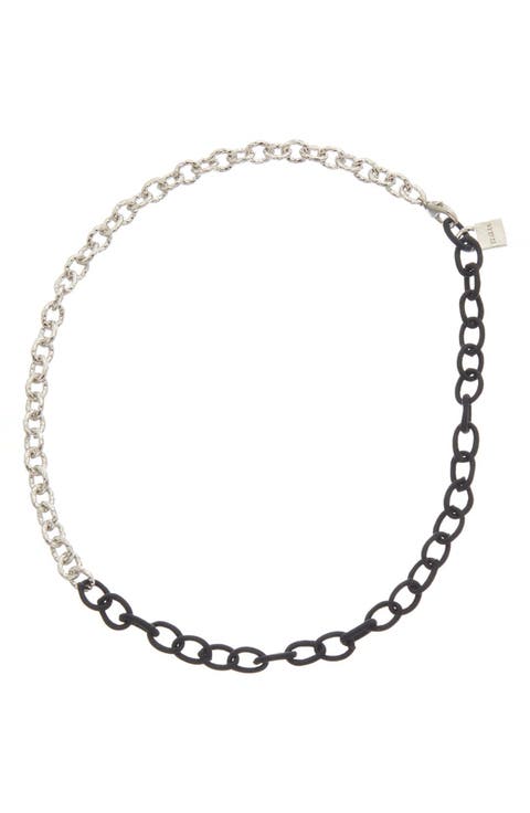 Two-Tone Chain Necklace