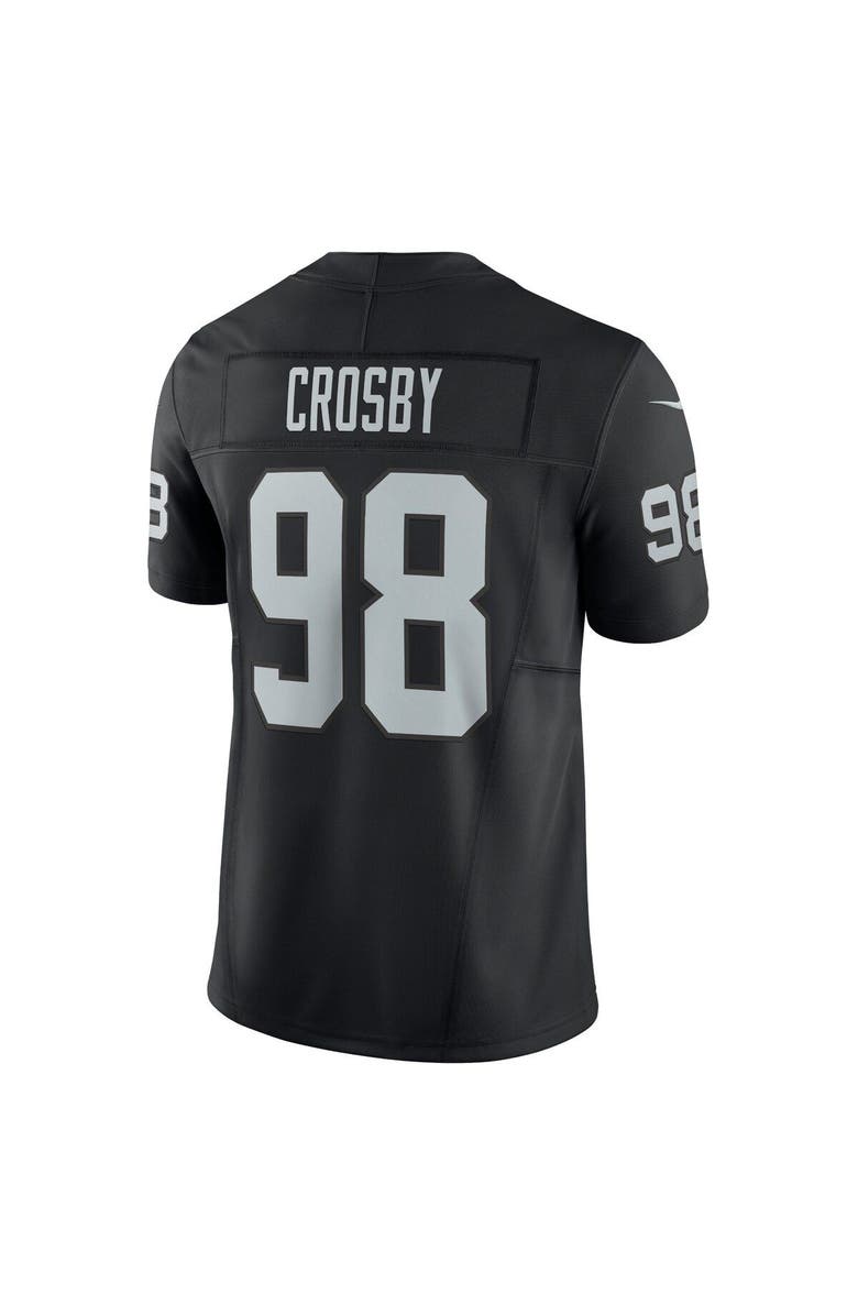 Nike Men's Nike Maxx Crosby Black Las Vegas Raiders Vapor F.U.S.E. Limited Jersey, Alternate, color, Black