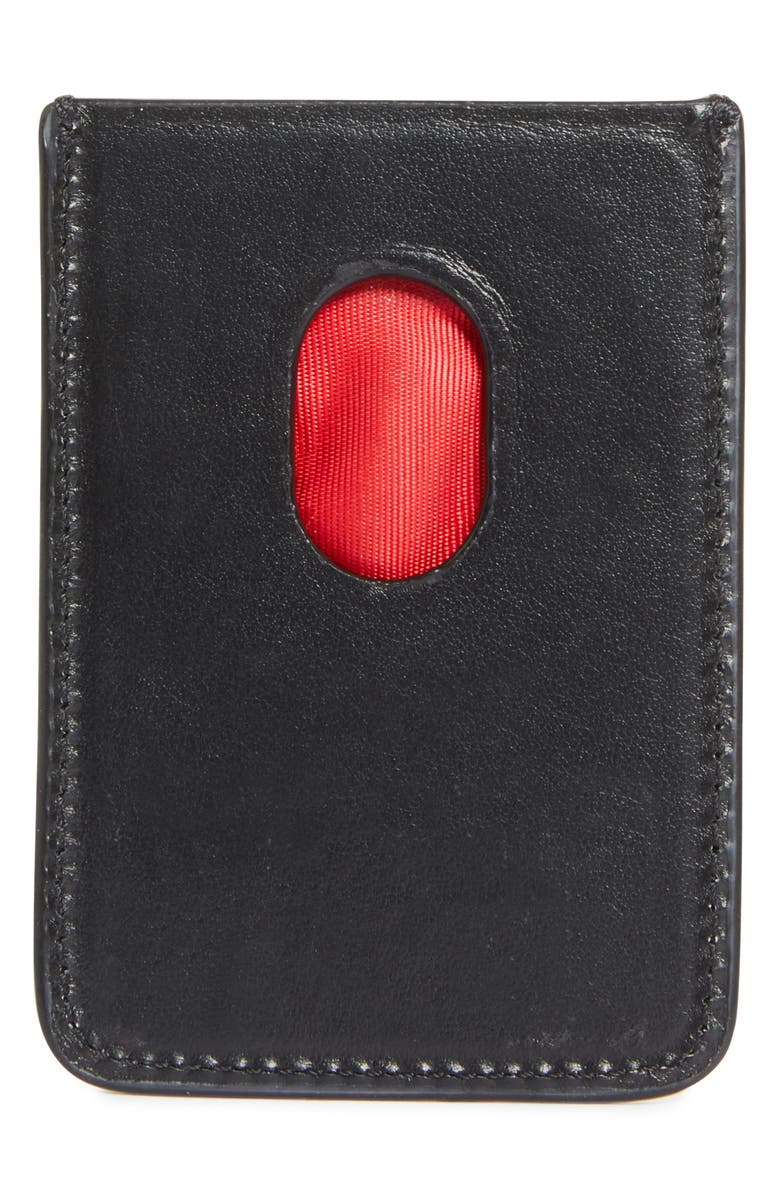 Christian Louboutin Mooncrest MagSafe Magnetic Card Holder, Alternate, color, Black