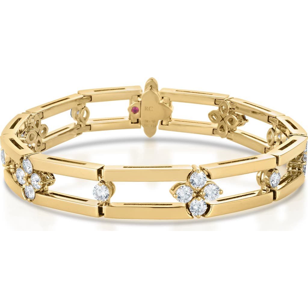 Roberto Coin Love in Verona Diamond Bracelet in Yellow Gold