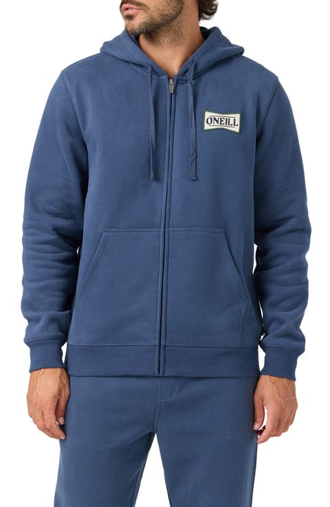 Patched Classic Full Zip Hoodie