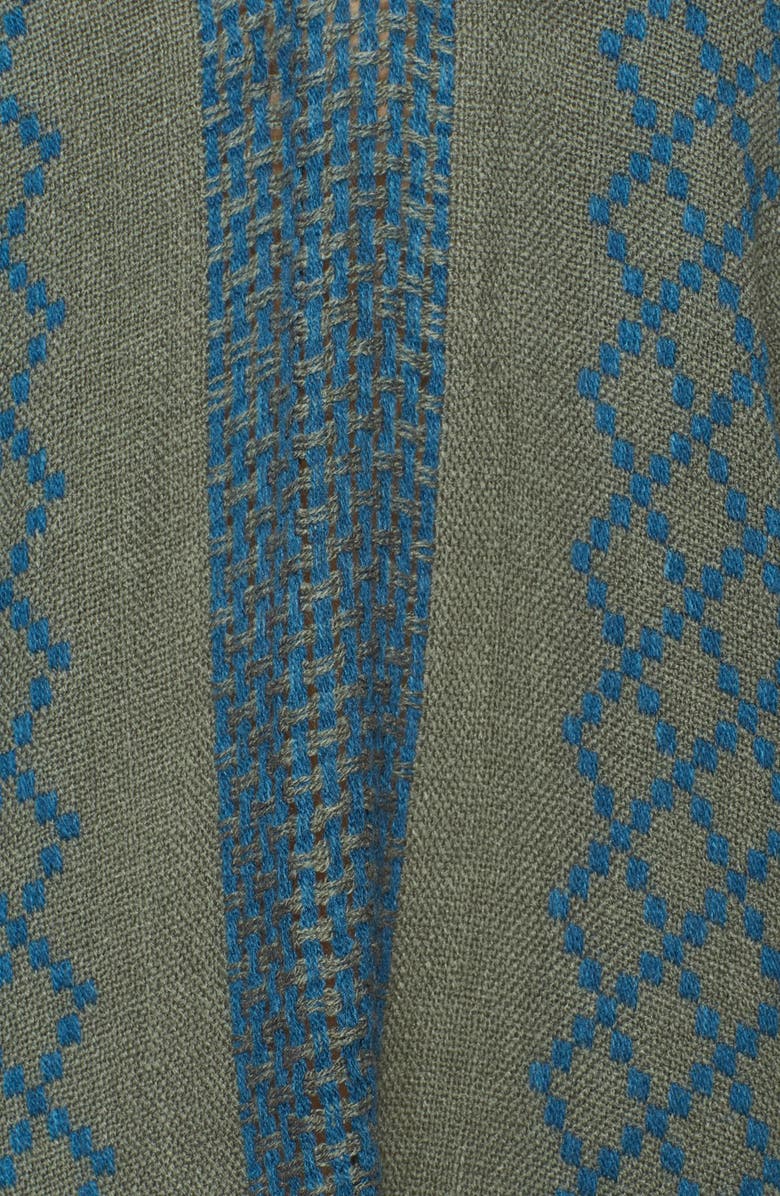 Free People Woven Pattern Poncho, Alternate, color,