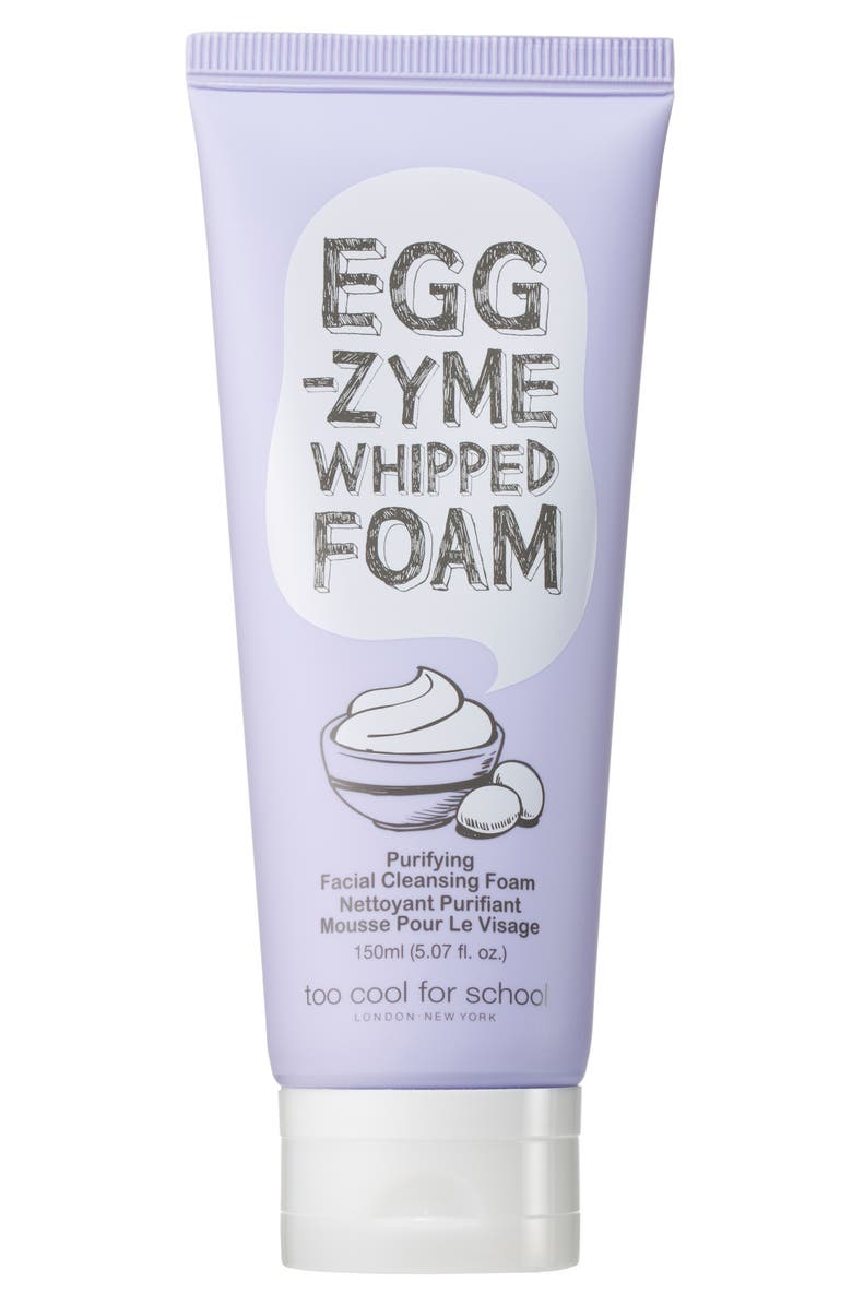 Too Cool for School Egg-zyme Whipped Foaming Cleanser, Main, color, 