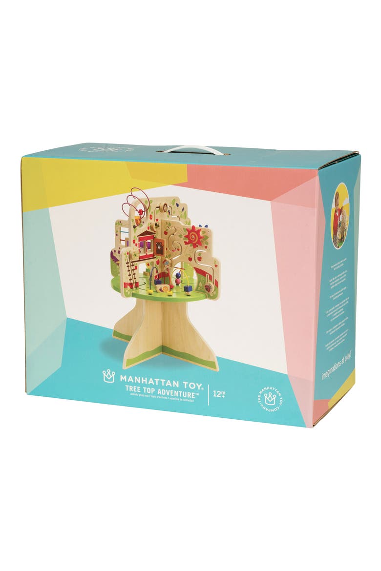 Wooden Tree Top Adventure Activity Center, Alternate, color, MAPLE