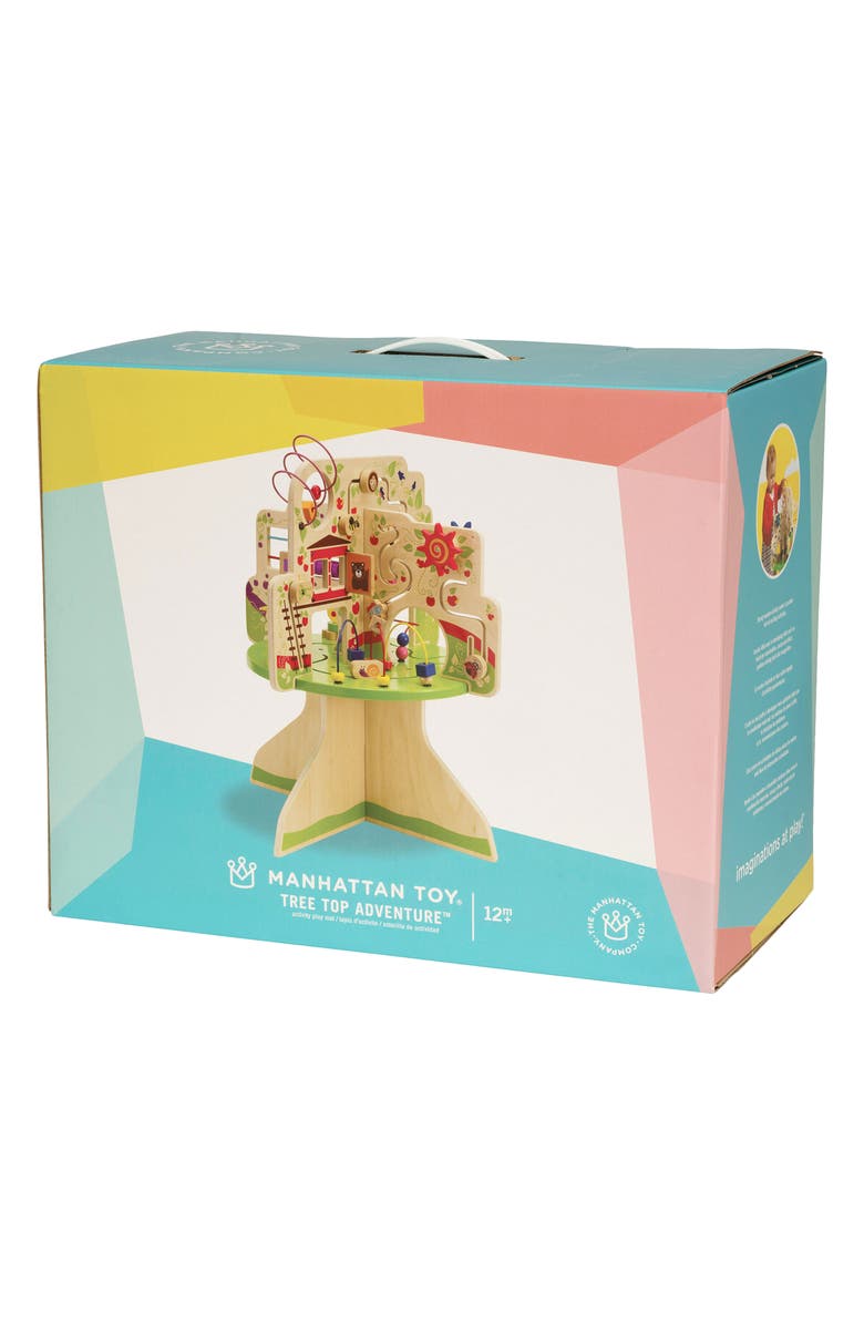 Manhattan Toy Wooden Tree Top Adventure Activity Center, Alternate, color, Maple