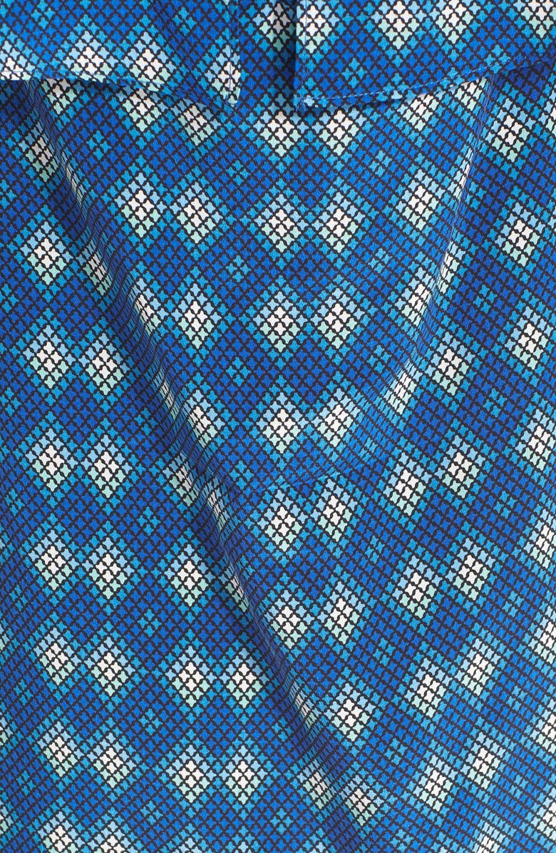 Joie 'Parthena' Print Ruffle Silk Shift Dress, Alternate, color, 