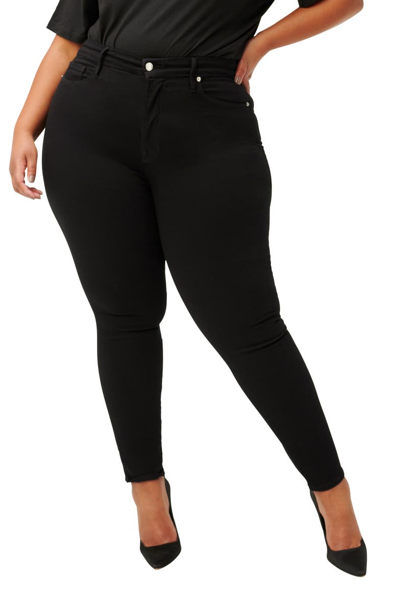 Good Legs High Waist Crop Skinny Jeans, Alternate, color, BLACK002