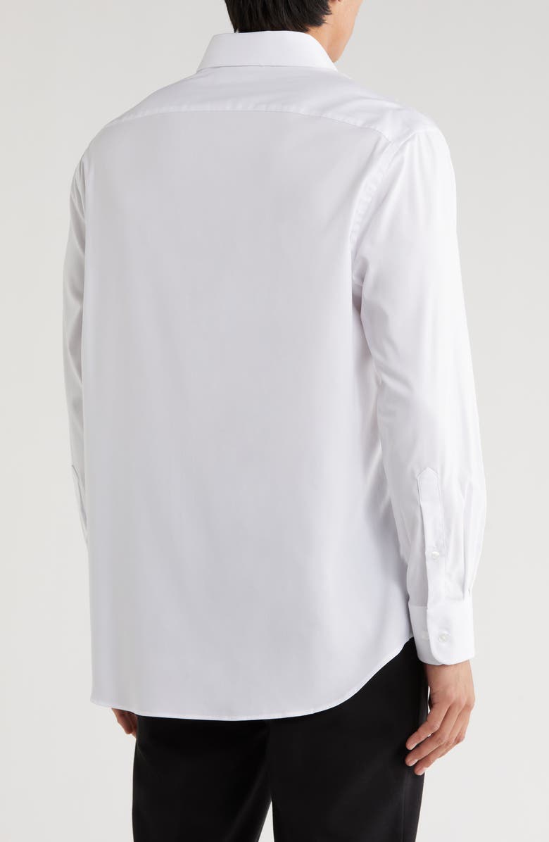 Tommy Hilfiger Slim Fit All-Season Stretch Cotton Dress Shirt, Alternate, color, White
