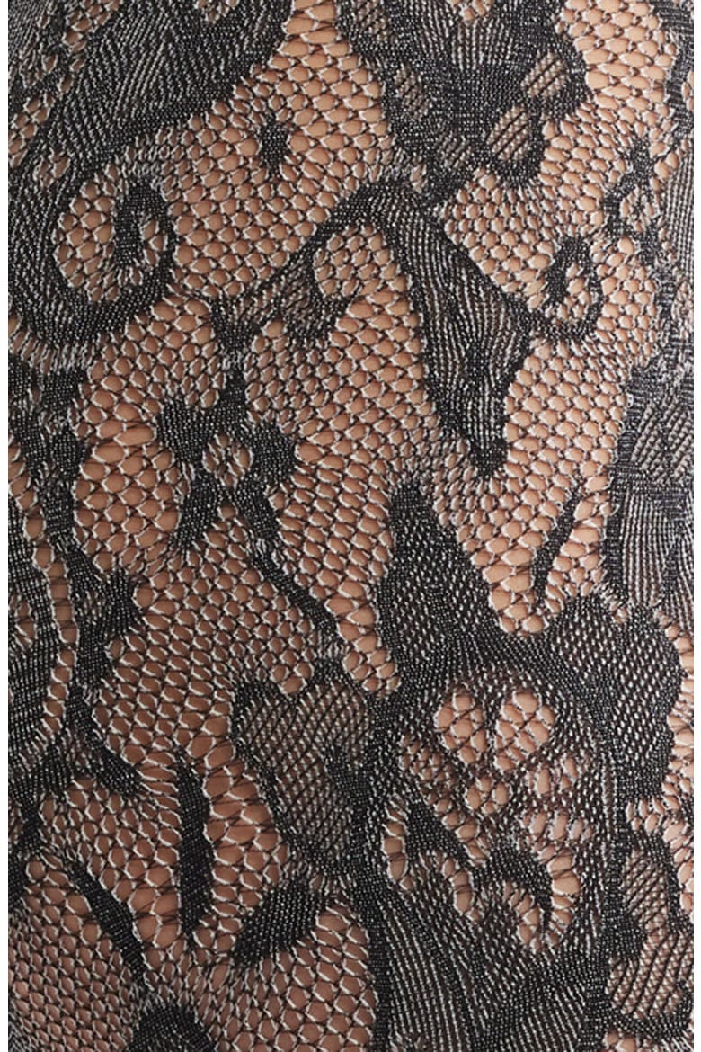 Fleur Lace Tights, Alternate, color, BLACK