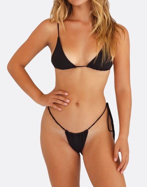 Sanctuary Tassel Thong Bikini Bottom