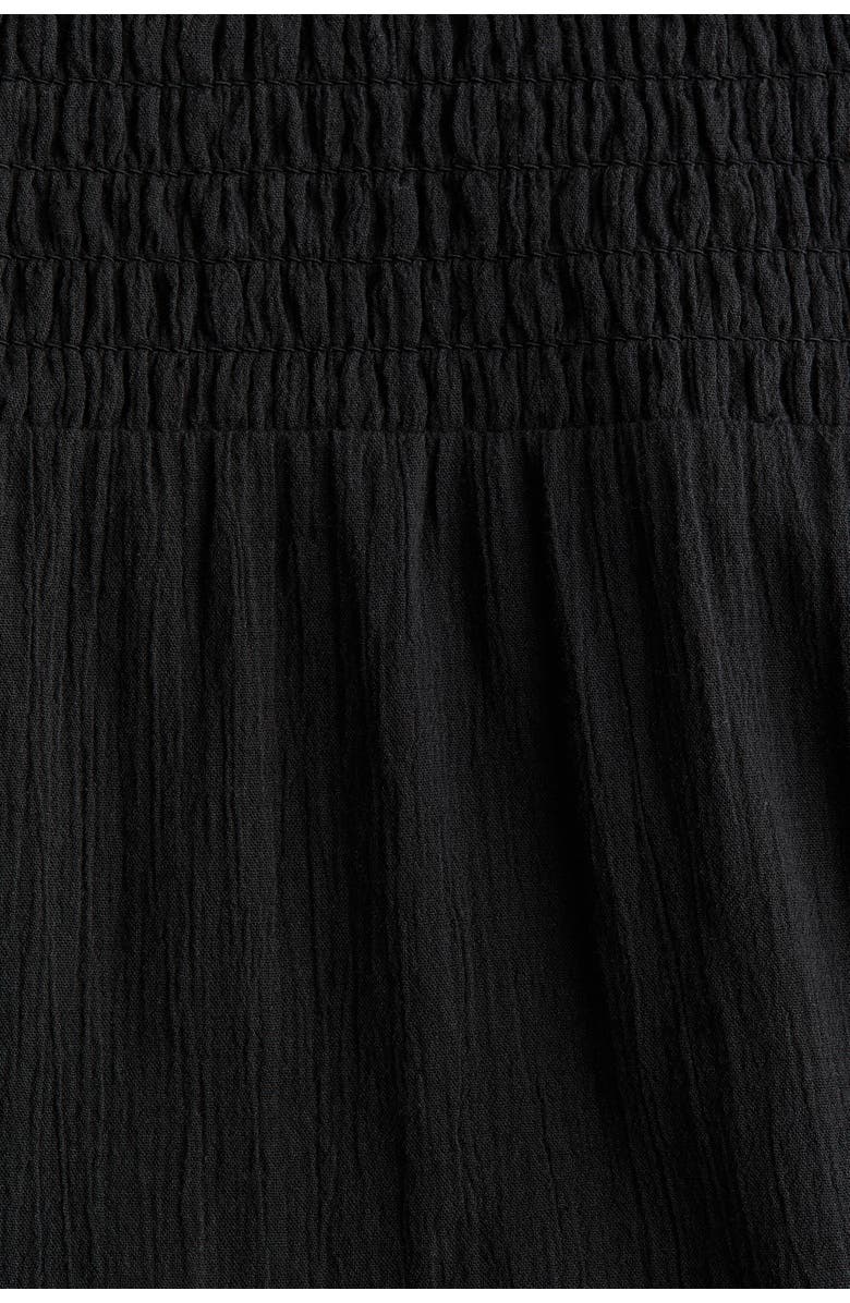 H&M Tiered skirt, Alternate, color, Black