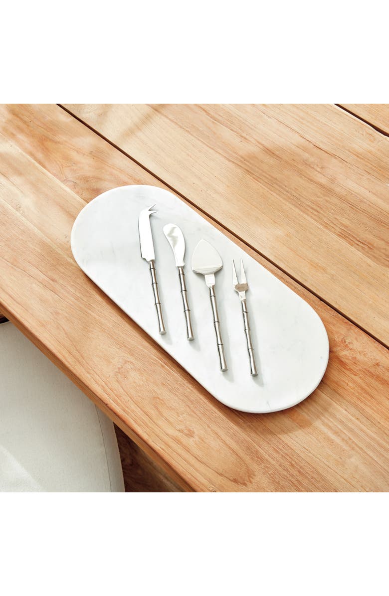 Napa Home & Garden Grove Cocktail Accessories Set of 4, Alternate, color, Silver