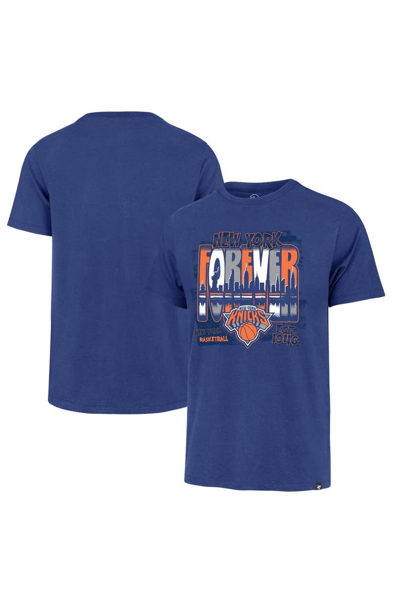 '47 Men's '47 Blue New York Knicks Super Regional Franklin T-Shirt, Main, color, Blue