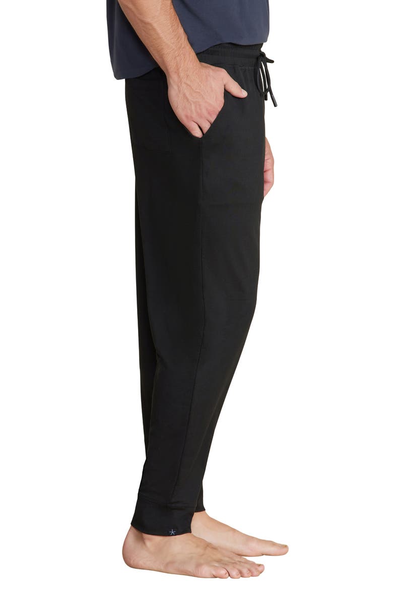 Barefoot Dreams<sup>®</sup> Butterchic Knit Heavy Joggers, Alternate, color, Black