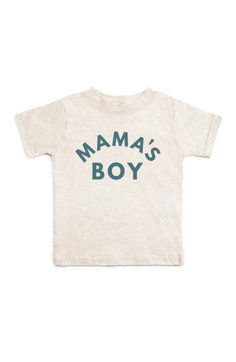Sweet Wink Mama's Boy Short Sleeve T-Shirt, Main, color, Natural Heather