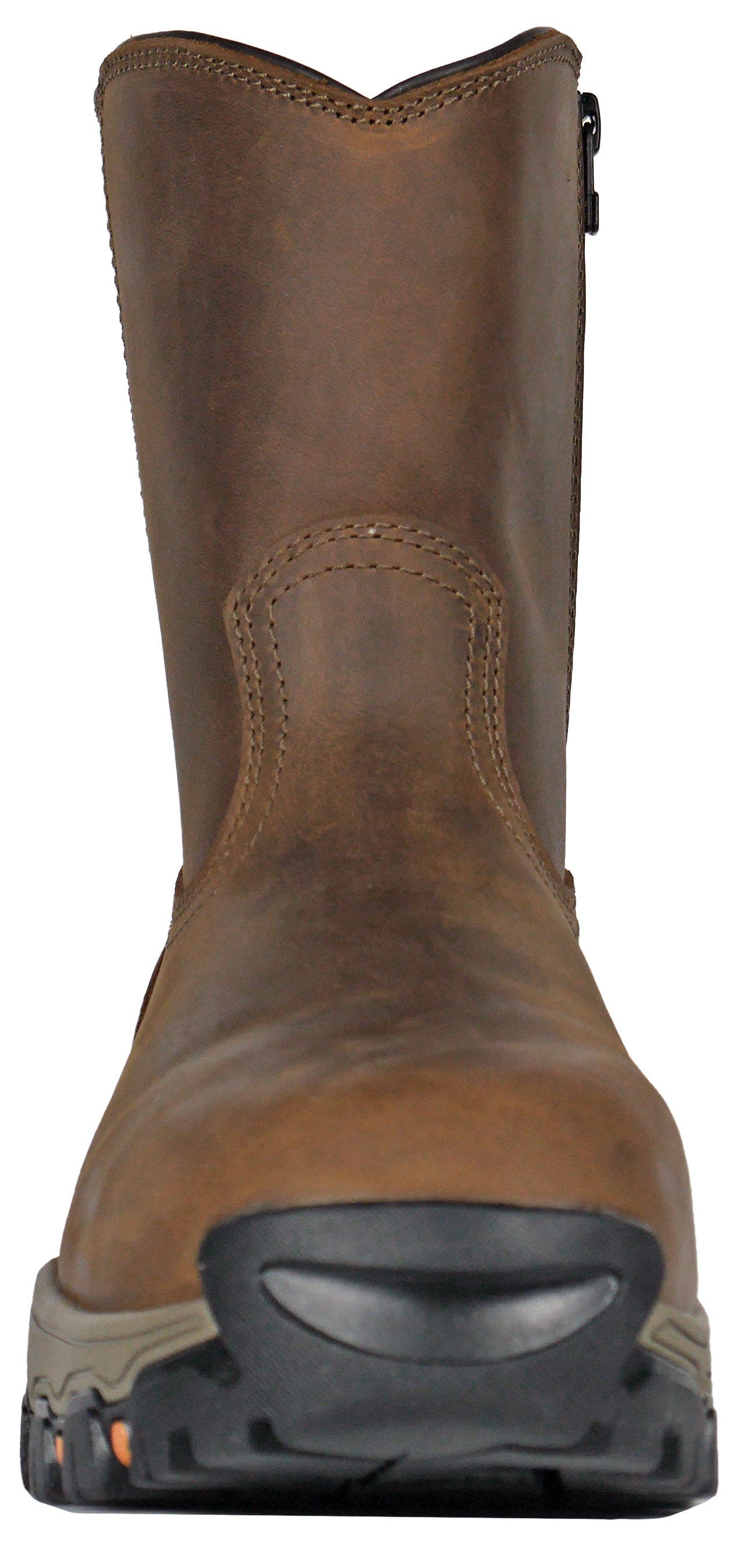 Hoss Boot Company HOSS Recon 8 Inch Composite Toe Side Zip Work Boot, Alternate, color, Brown