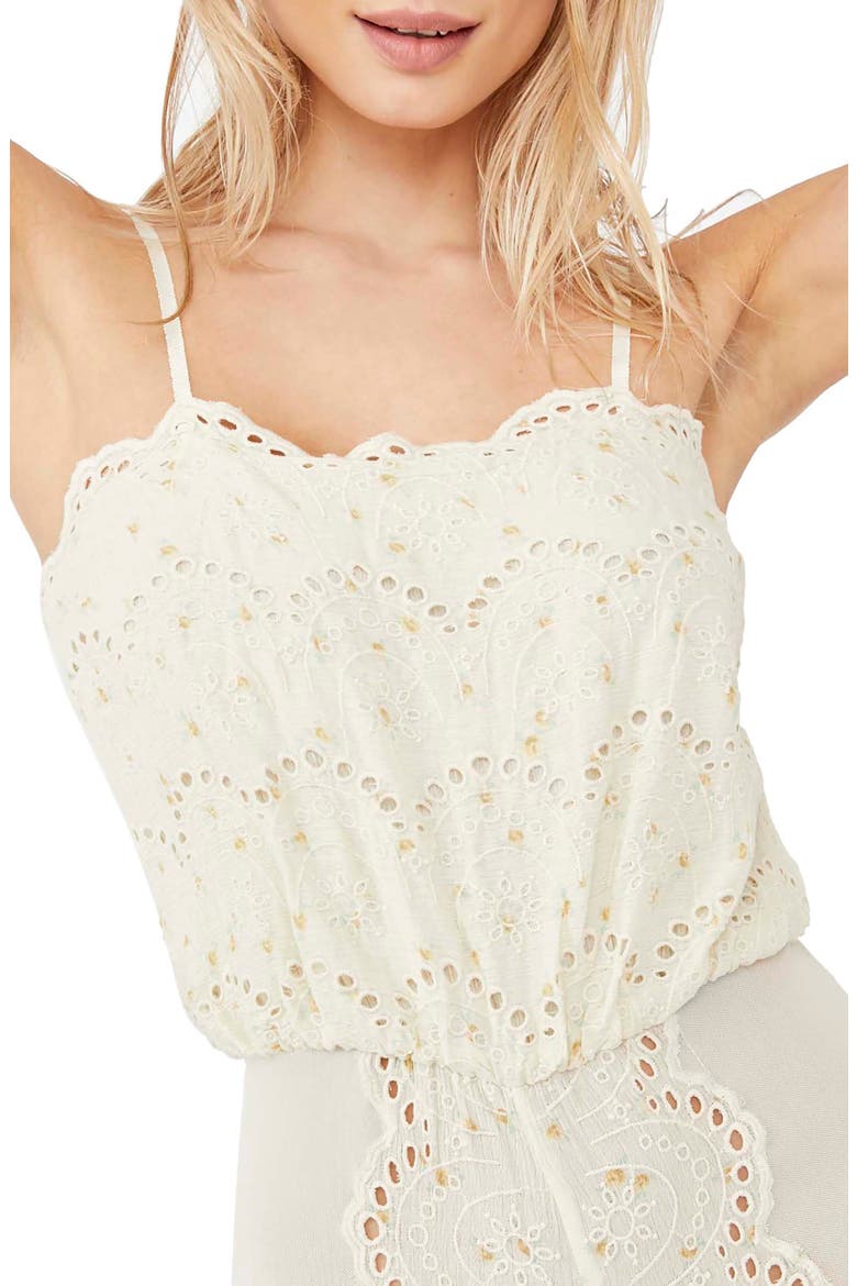 Jillian Eyelet Bodysuit & Skirt Set, Alternate, color, IVORY COMBO