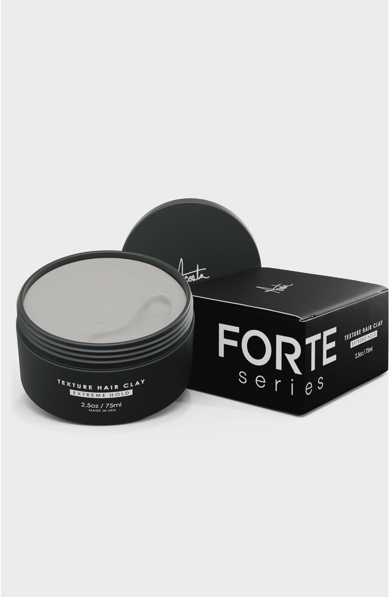 Forte Series Texture Clay Extreme Hold, Alternate, color, Black