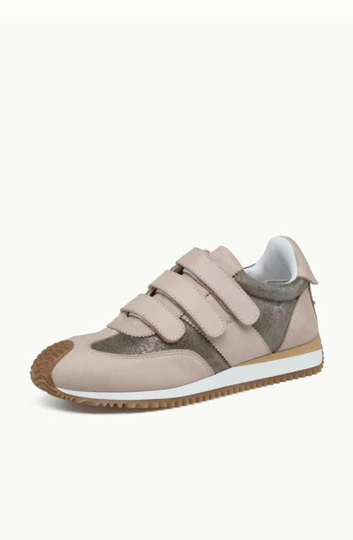Jslides Footwear Lyla Sneaker In Nude/pewter